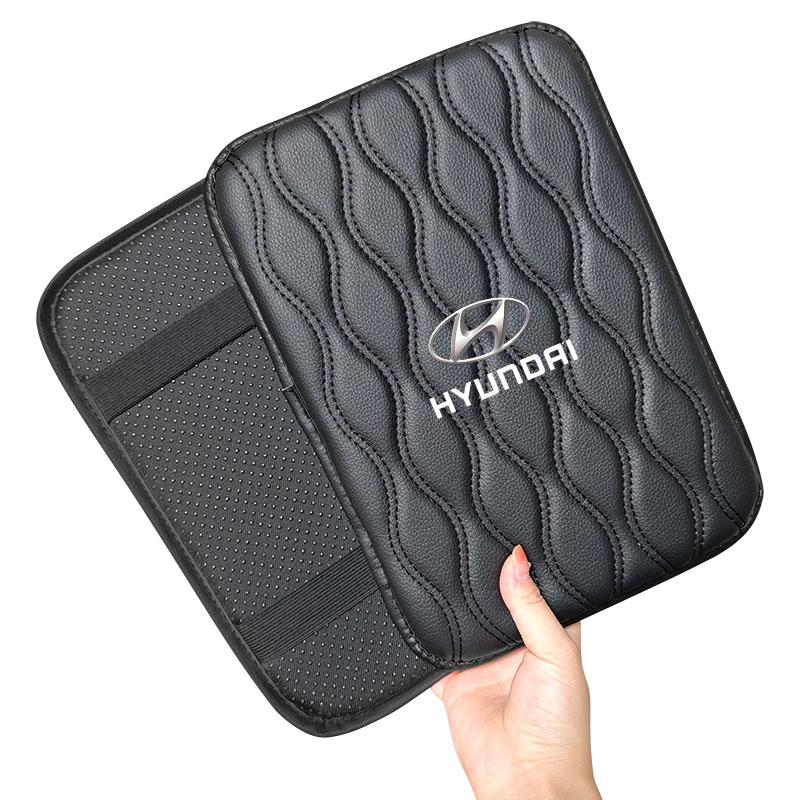 1 шт. Кожаные накладки на подлокотник автомобиля Защитная водонепроницаемая подушка для рук Для Hyundai Santa Fe Sonata Solaris Azera Creta I30 Ix25 Tucson IX35