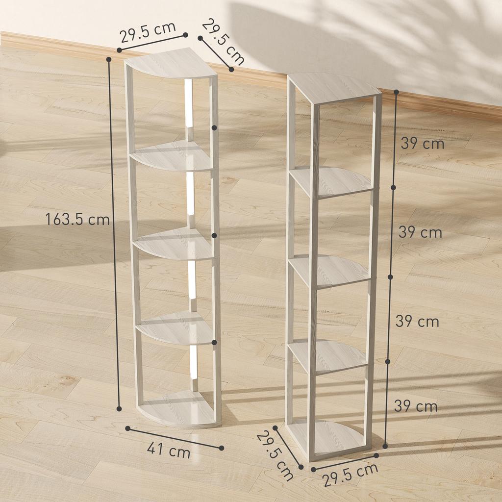 4-Tier Corner Floor Lamp