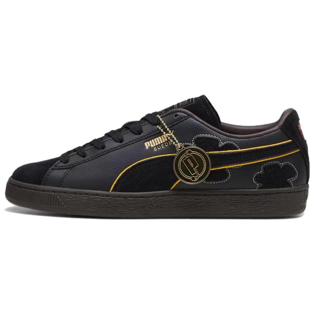 Puma Suede 'Blackbeard' (Unisex) Black / Dark Chocolate Skate Shoes 396525 01