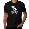 Lion On Bike, Lion Shirt T-Shirt T Shirts for Man Cotton Funny Man T Shirts Cotton T-Shirt