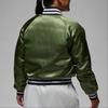 Jordan Jackets Women's Light Olive Yellow Baseball Collar Moderate Other FB5154-340