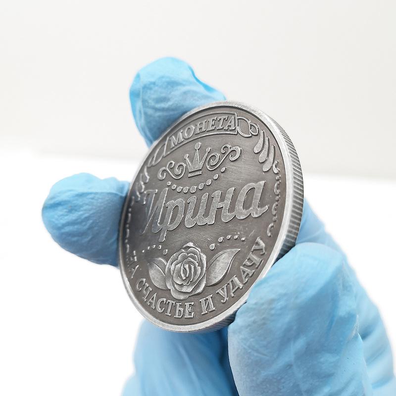 Памятная монета "Русская роза" Памятная монета "Русская Мохета" Lucky Coin