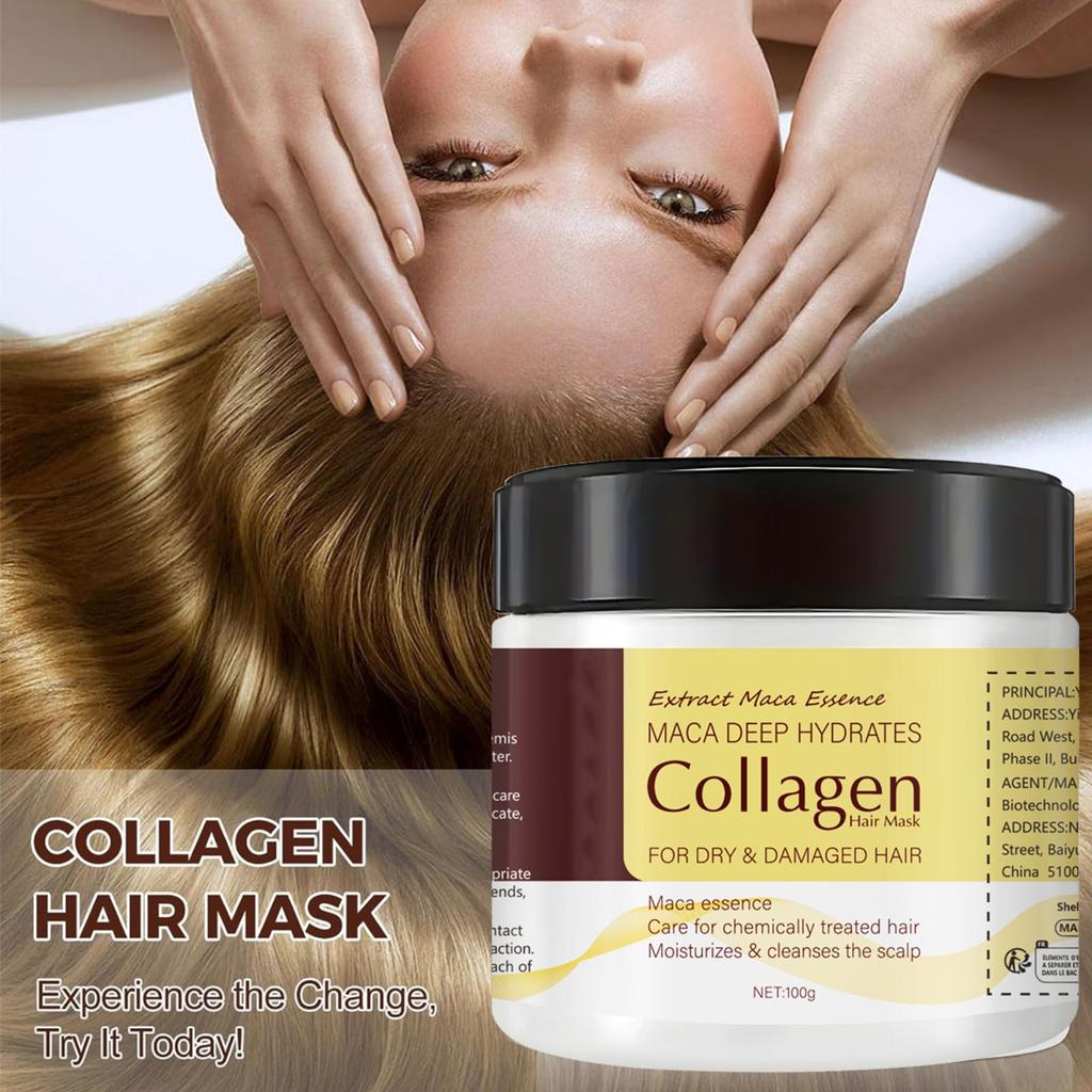 Гладкая маска для волос Кондиционер для волос Маска для волос Глубокое увлажнение 100 г