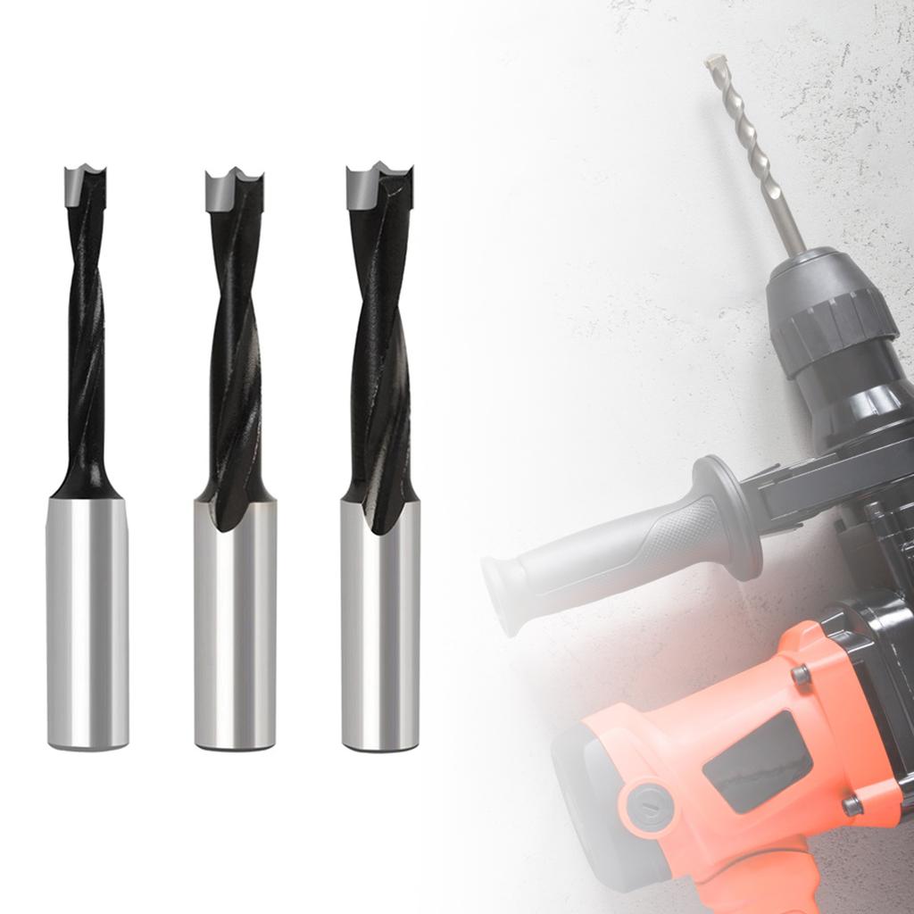 Woodworking 70mm Drill Bits Router Bit Row Drilling Two Flute Wood Hole Cutter Router Drill Bit Left Right Rotation