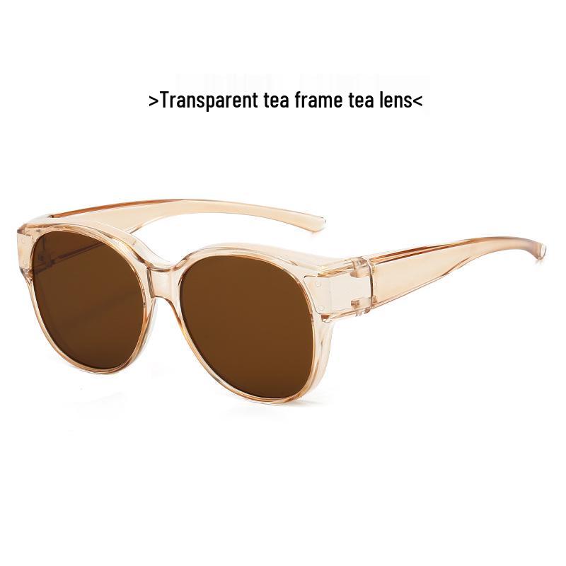 Солнцезащитные очки 'кошачий глаз' двойного назначения с поляризацией, 2025: Очки для близорукости с клипсой для женщин и мужчин