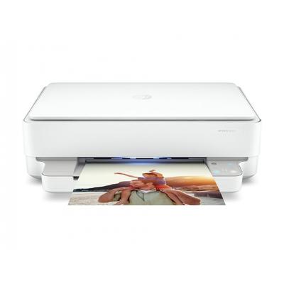 HP Цветной принтер A4 струйный многофункциональный аппарат ENVY 6020 Белый Печать со смартфона Совместимость с Wi-Fi Автоматическая двусторонняя печать Удаленная работа Светящийся
