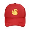 Милые Резиновые Утки Сетчатые Бейсболки Snapback Модные Бейсболки Дышащие Повседневные Кепки Для Улицы Для Унисекс И Женщин
