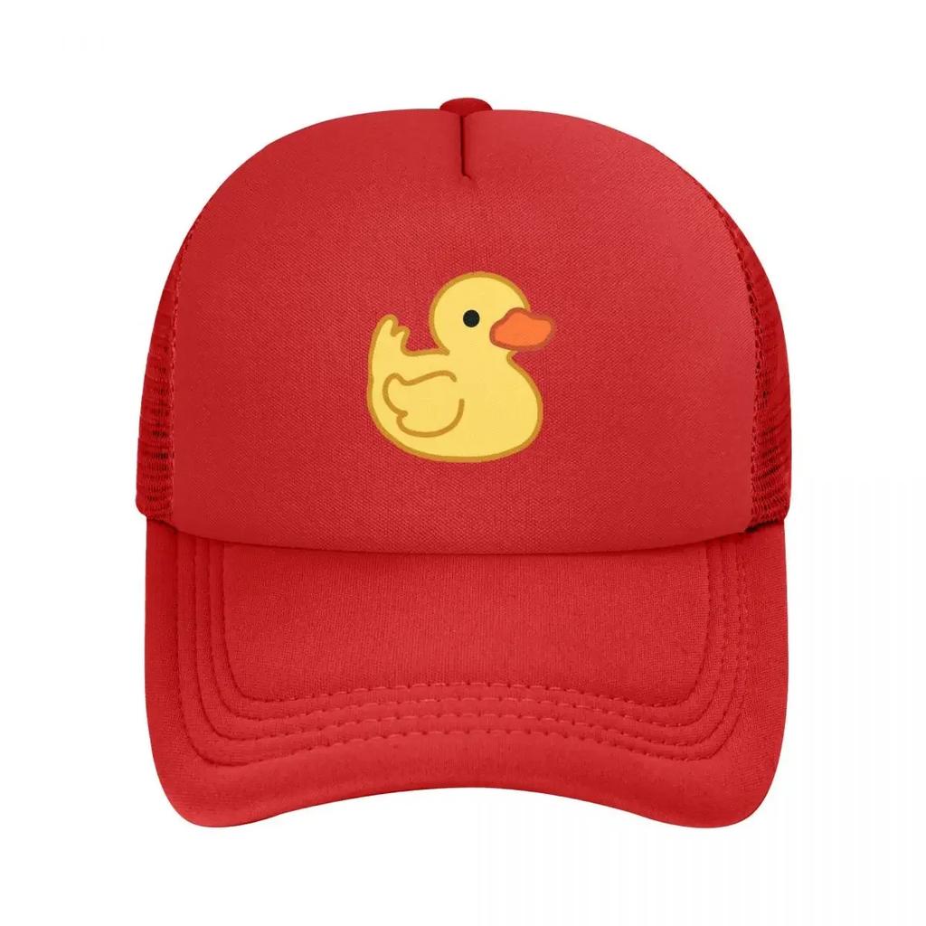 Милые Резиновые Утки Сетчатые Бейсболки Snapback Модные Бейсболки Дышащие Повседневные Кепки Для Улицы Для Унисекс И Женщин