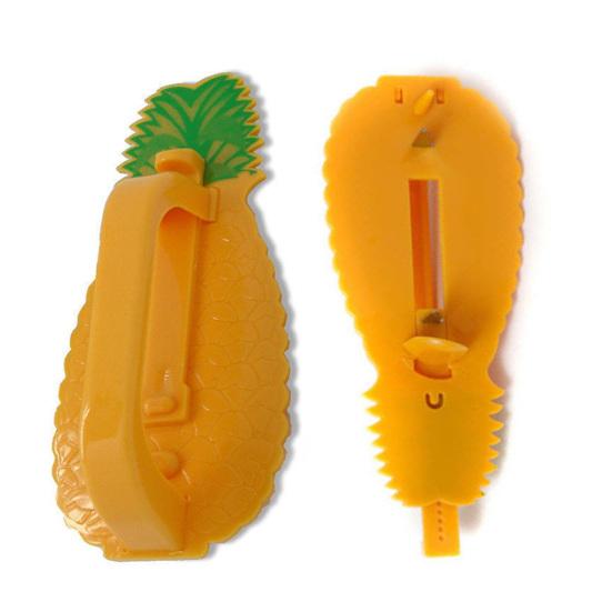 Нож для ананаса, легко чистить, острый, портативный, симпатичная форма, легкий, удаляет сердцевину ананаса, нержавеющая сталь, регулируемый, инновационный нож для чистки ананаса