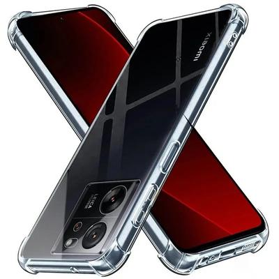 Мягкий прозрачный чехол для телефона TPU для Xiaomi 13T Pro 13 Lite 12T 12 противоударный защитный чехол с подушкой безопасности Fundas Capa Coque