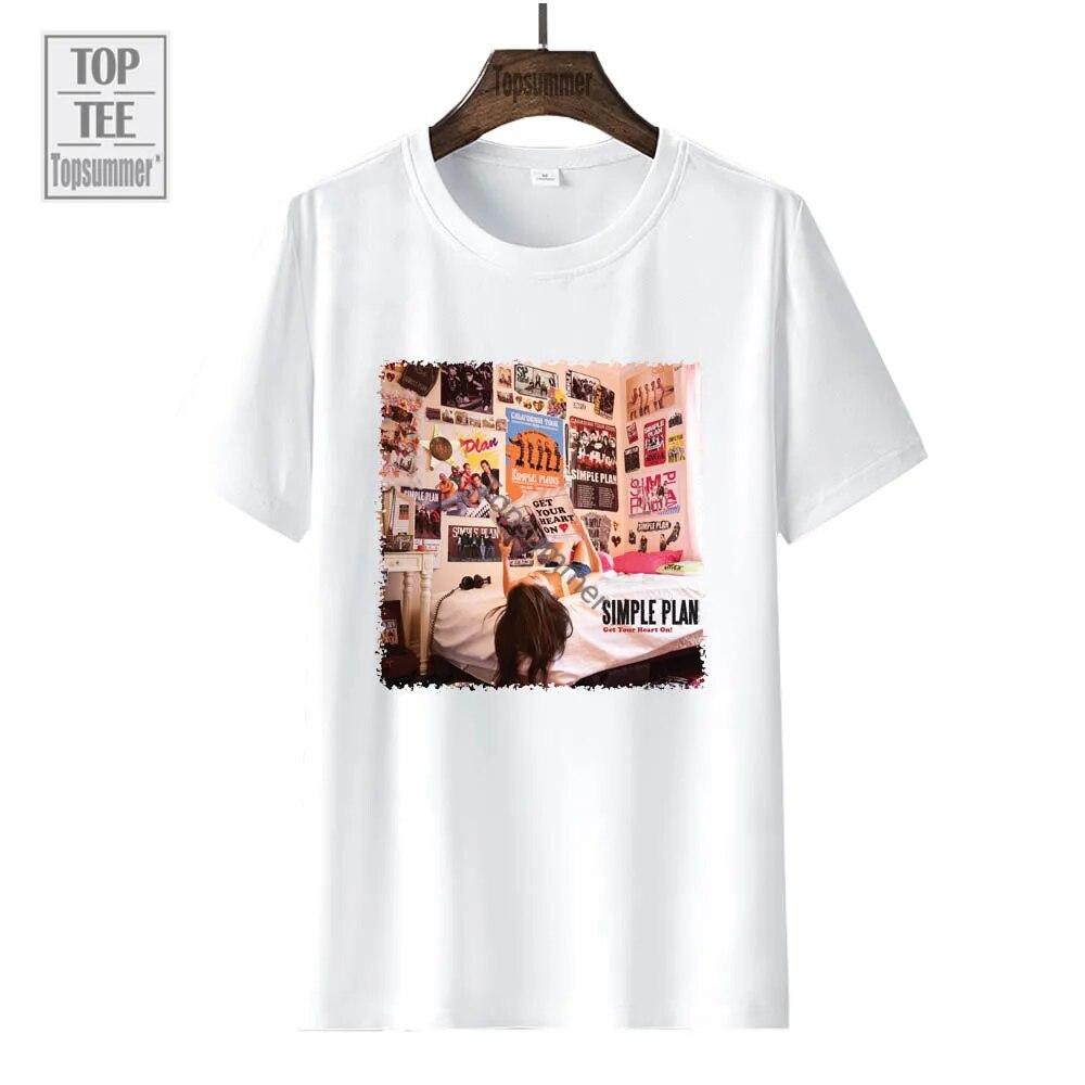 Включите свое сердце! Футболка «Альбом», простой план, футболка для подростков, летние модные футболки большого размера для мальчиков и девочек, футболки с графическим принтом