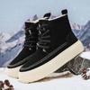 Fashion Men Winter Snow Boots For Leather Sneakers Super Warm Men's Boots Outdoor Male Hiking Boots High Top Male Work Shoes