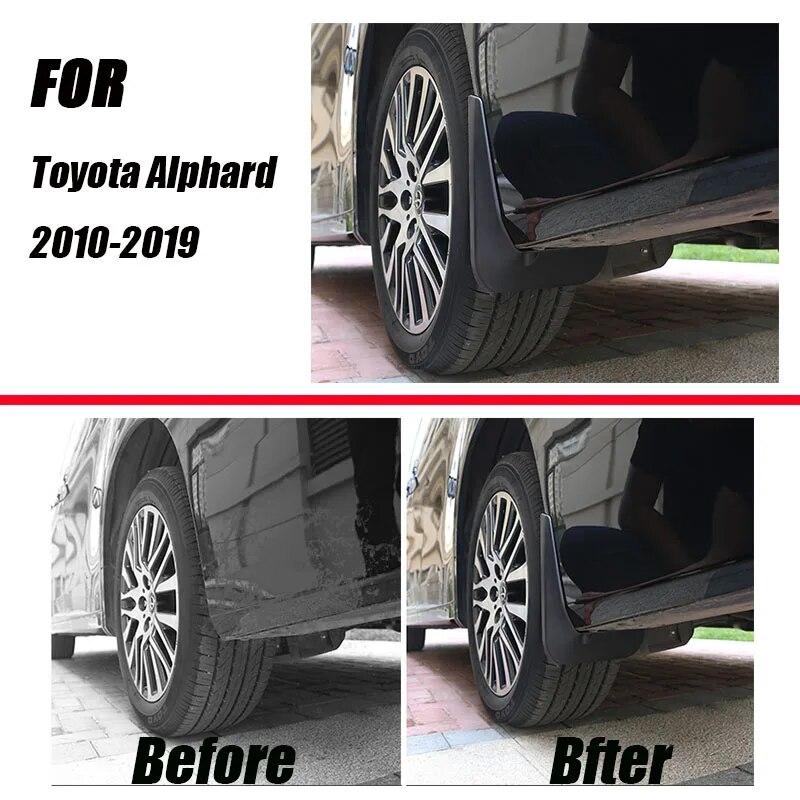 For TOYOTA Alphard 2011- Mud Guards Car Mud Flaps Fender Splash Guard Alphard Mudguards Alphard Mud Flap 4PCS