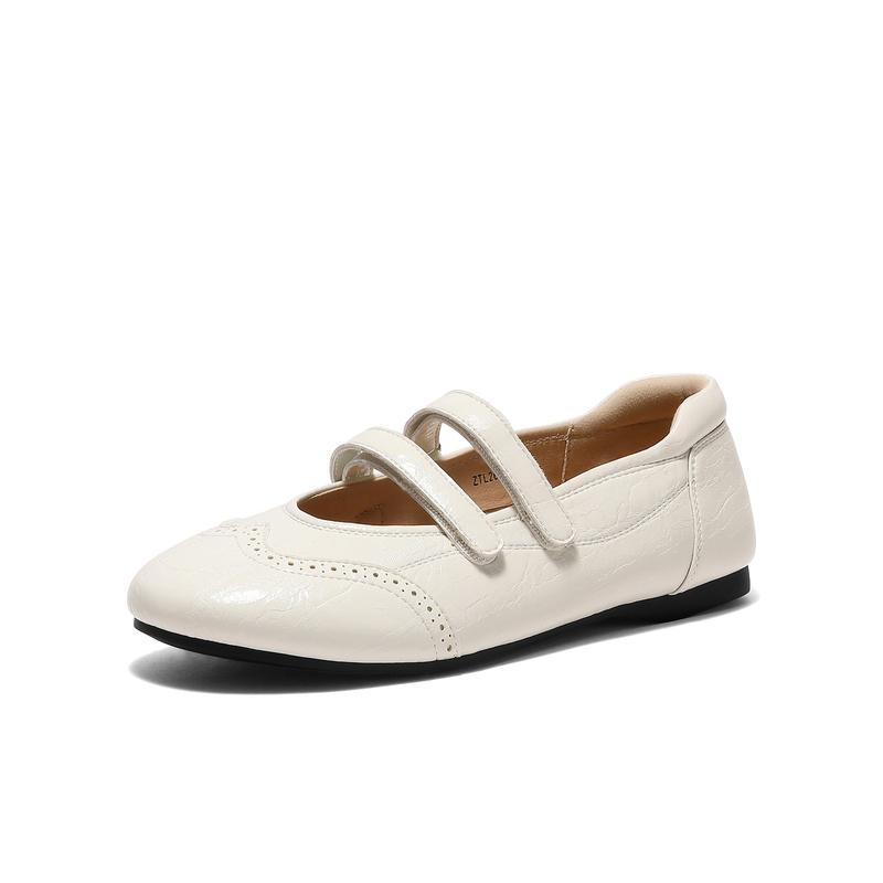 Senda Mary Jane Women's 26 Summer New England Block Flat Bottom Shallow Mouth Single Shoe ZTL26BQ6