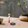 Desktop Wind Chime Holder Calligraphy Brush Hanger Decorative Hanging Stand for Living