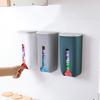 Kitchen Plastic Bag Holder Organizer Wall Hanging Garbage Bag Storage Box Bathroom Trash Bag Bucket Dispenser Kitchen Accessory