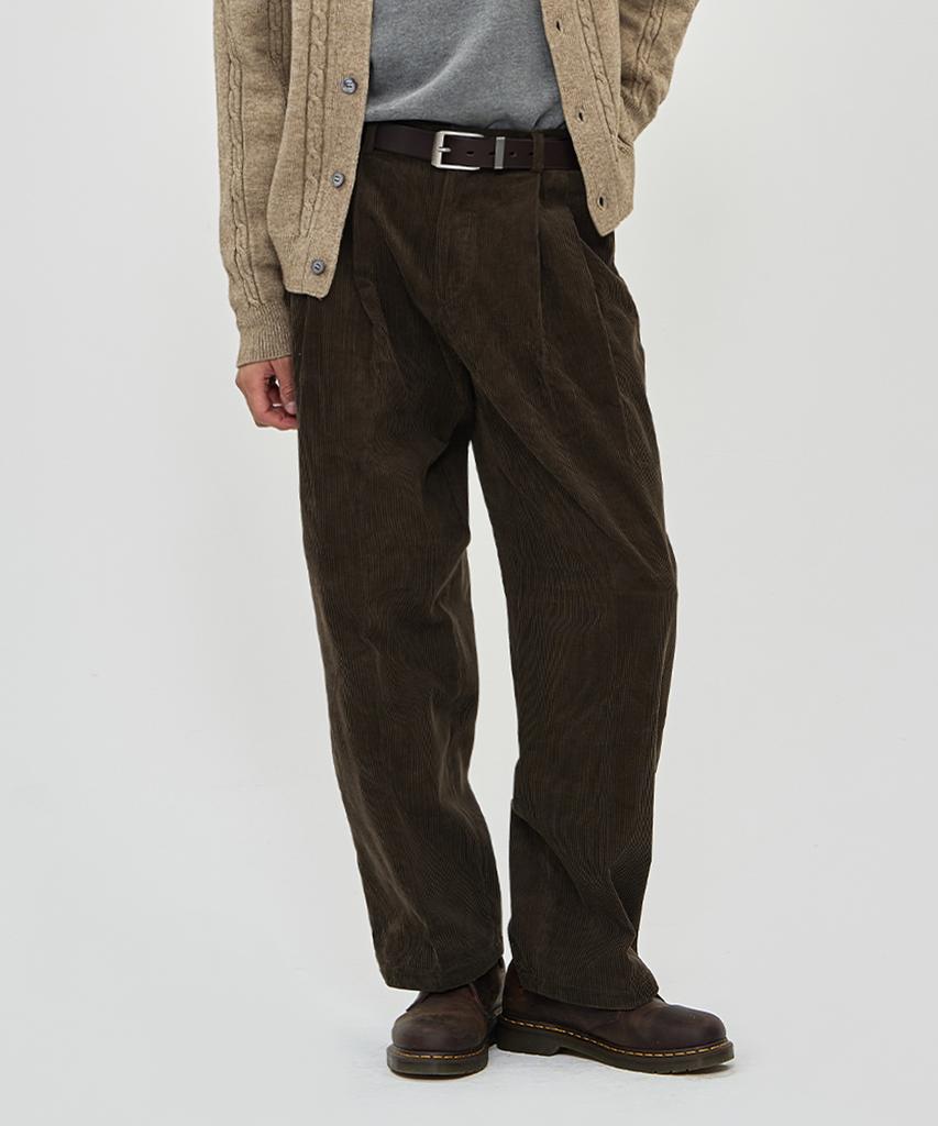 THE-ABON Ar Corduroy Pants Brown