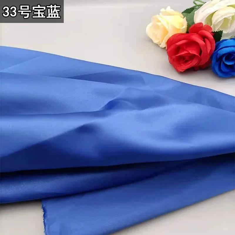 100x150 см атласная ткань по метрам для рубашек, платьев, пижам, шитья, гладкая однотонная ткань высокой плотности, сине-белая, мягкая ткань