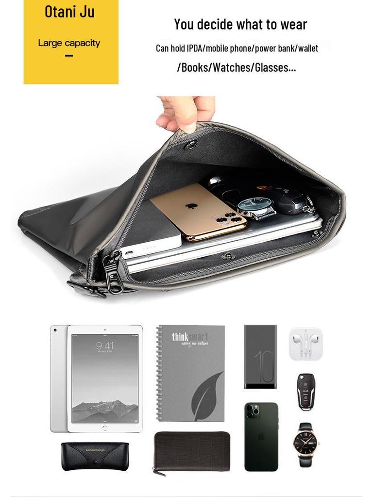 Yoshida Men's Trendy Crossbody Shoulder Bag