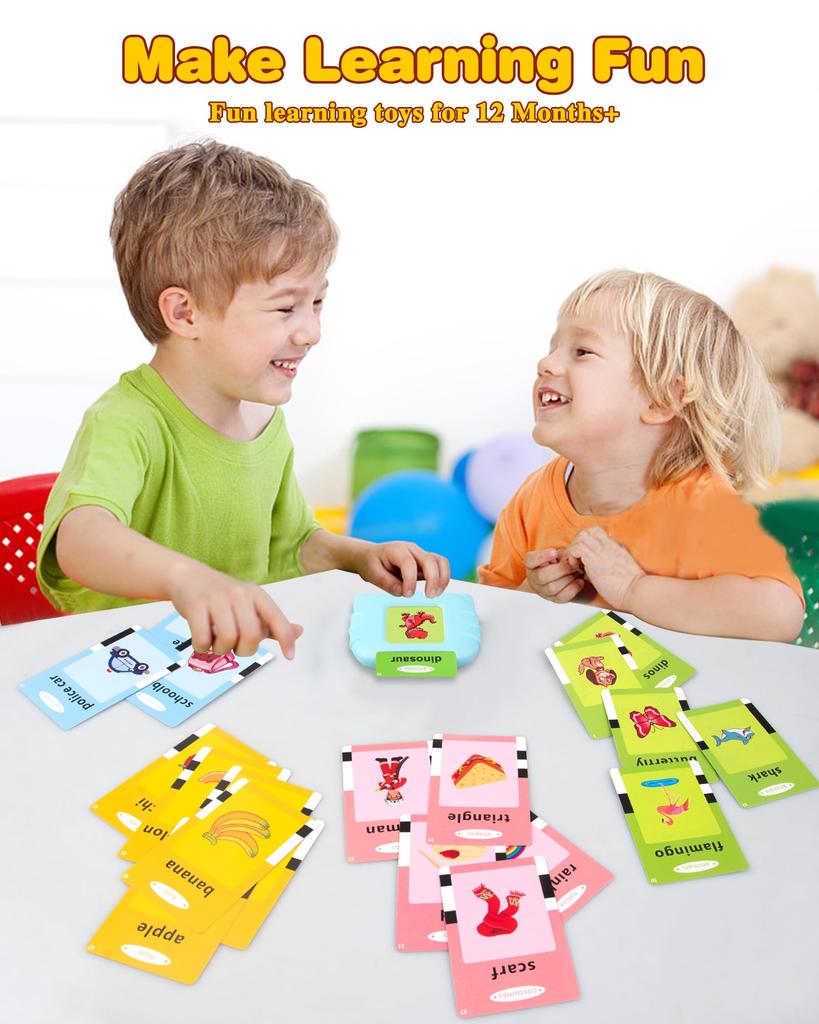Pure English version cross border children enlightenment early education smart card learning machine puzzle English card machine baby card Pure Engli