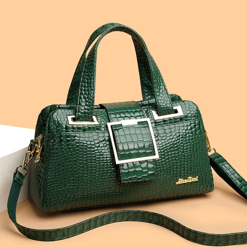 Женская сумка среднего возраста, простая атмосфера, сумка через плечо, модная портативная сумка для мам