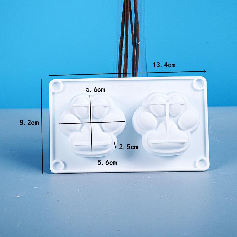 Силиконовая форма «Зайчик» на 6 ячеек для 3D-торта, мусса, пудинга и желе