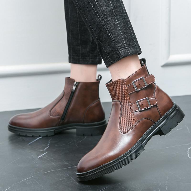 Роскошные брендовые высококачественные зеленые мужские банкетные туфли в британском стиле с острым носком из натуральной кожи универсальные ботильоны