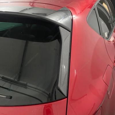 Накладка на окно автомобиля Спойлер-губа Для Seat Leon 5F FR MK3 MK3.5 5-дверный 2013-2021 Заднее крыло на крышу Боковая кромка Хвостовой плавник Обвесы Тюнинг