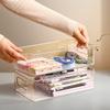 1Pc Transparent Storage Box Storage Table Plastic Container Drawer Storage Stationery And Makeup Storage Box
