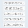 Chrome Black 3D Letters GS200t GS250 GS300 GS400 GS460 GS450h Emblem Car Trunk Logo Sticker Accessories For Lexus GS Series