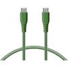 USB-C Charging Cable - KSIX - 1 Meter - Ultra-fast Charging - Data Transmission - Green