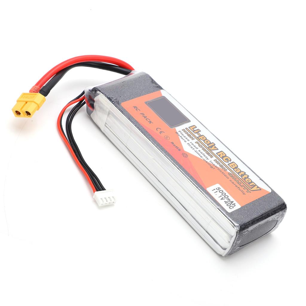 11.1V 5000mAh 40C Lipo Battery XT60 Plug 3S аккумуляторная батарея для гоночного дрона с дистанционным управлением