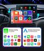 CarPlay AI Box BT WiFi Wireless Carplay Android Auto Adapter 2 In 1 Mini Box Plug & Play for OEM Wired CarPlay/Andriod Auto Cars