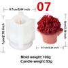 3D Flower Pot Rose Lily Tulip Bouquet Candle Silicone Mold DIY Aromatherapy Plaster Resin Molds Wedding Decor Valentine Day Gift