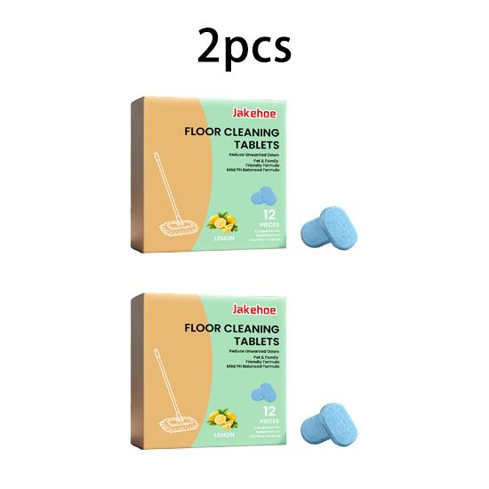 Jakehoe floor cleaning tablets decontaminate and protect the floor, fresh and fragrant, suitable for many materials 12pcs