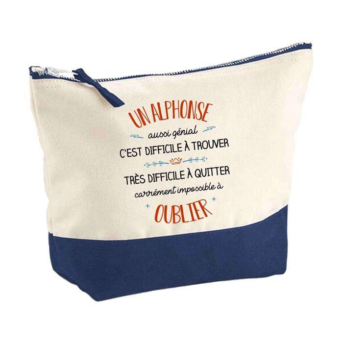 Trousse de maquillage - PLANETEE - Alphonse aussi génial - Grand format - Impression sublimation HD - Fabriquée en France