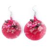 [R3288] - Pink 'Carmen' Earrings - 36 Mm