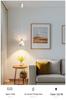 Italian Luxury Adjustable Pendant Light with Hand Sweep Sensor for Bedroom