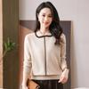 Spring New Fashion Age-reducing Sweater Mother Knitted Base Shirt Middle-aged and Elderly Doll Collar Sweater Top for Women