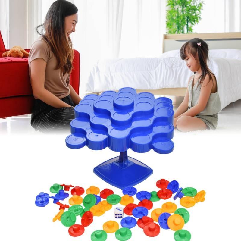 Colorful Stacking Balance Board For Family Fun Dual Player Educational Toy For Children