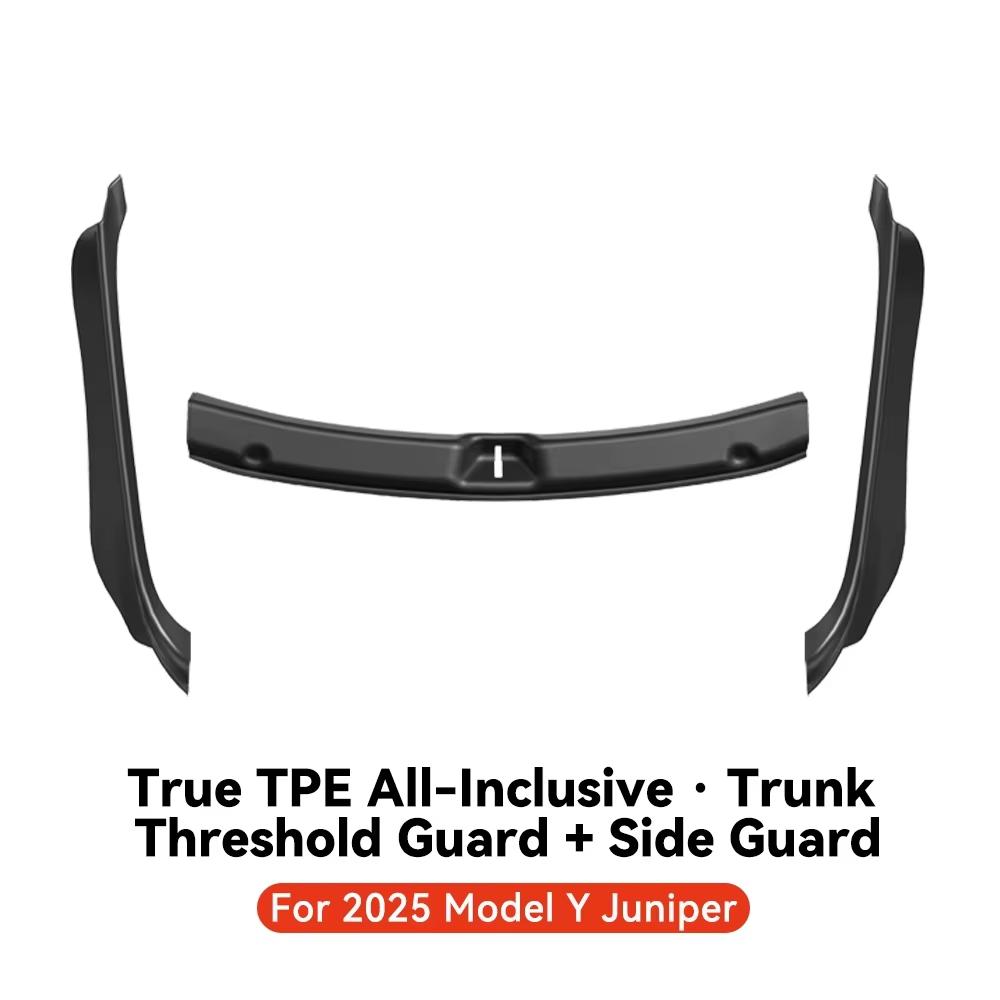 YZ For D9 Model Y Juniper 2026 Trunk Sill Plate Protector TPE Rubber Protector D9 Threshold Bumper Pad Prevent Scratching SH9