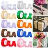 22.8m Solid Color Ribbon 2cm Width Packaging Ribbon Polyester Cake Box Ribbon for Wedding Decor Bouquets DIY Projects