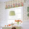 2024 Tulip Printed Short Curtains 3 Sizes Dustproof Skin-friendly Cotton Linen Curtain Wine Closet Curtain