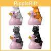 Серия Waterplay ПВХ Мультяшный Утенок Котенок Маленькие Ландшафтные Фигурки Для Домашнего Офисного Декора