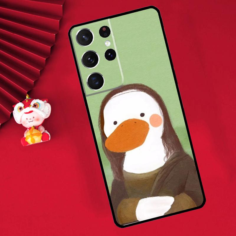 Мультяшный Милый Животный Утенок Чехол Для Samsung Galaxy S26 S25 S24 Ultra S21 S20 S22 S23 Ultra S10 Plus S25 FE Чехол Funda