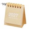 Mini Desk Calendar 2027 2026-2027, Oct 2026 to Dec Standing Flip Small Practical Gift for Students Professionals Calendar, 14 Monthly Desktop