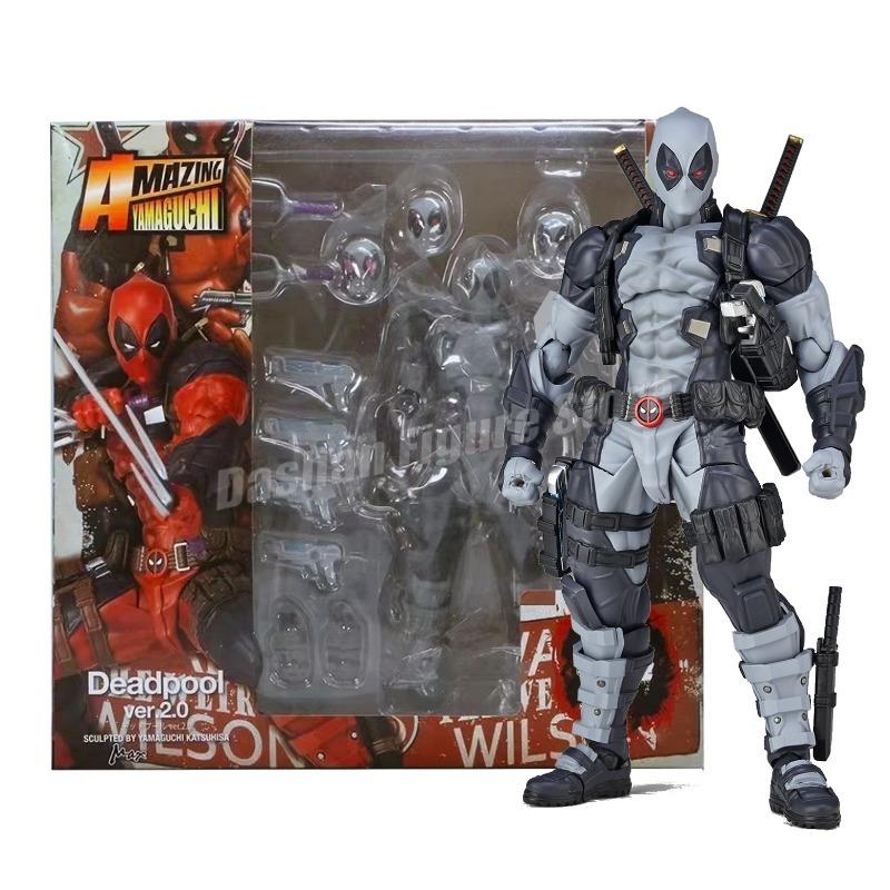 Amazing Yamaguchi 025EX 3 Action Figure PVC Collection 15cm Revoltech Wade Winston Wilson Movable Figures Model Toys