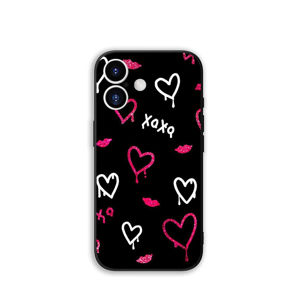 Phone Cover Star Dark Red Heart Love Casing for Xiaomi Poco F7 F6 F8 Ultra F5 X7 X6 X5 X3 NFC M7 M6 Pro C85 C75 C65 C71 C61 Case