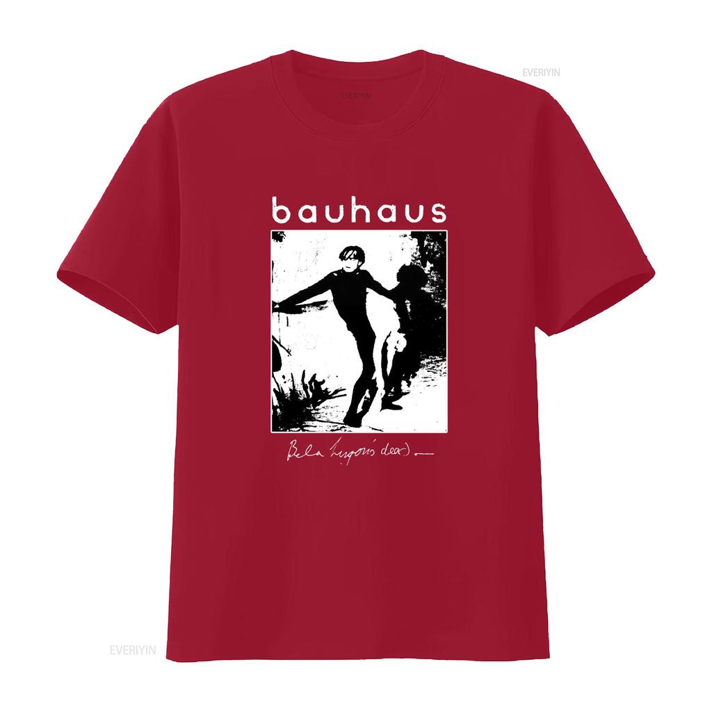 Bauhaus 1989 Bela Lugosis Dead Vintage Style Cotton Black T Shirt Retro Design Comfortable Fabric vintage Washed Casual Soft