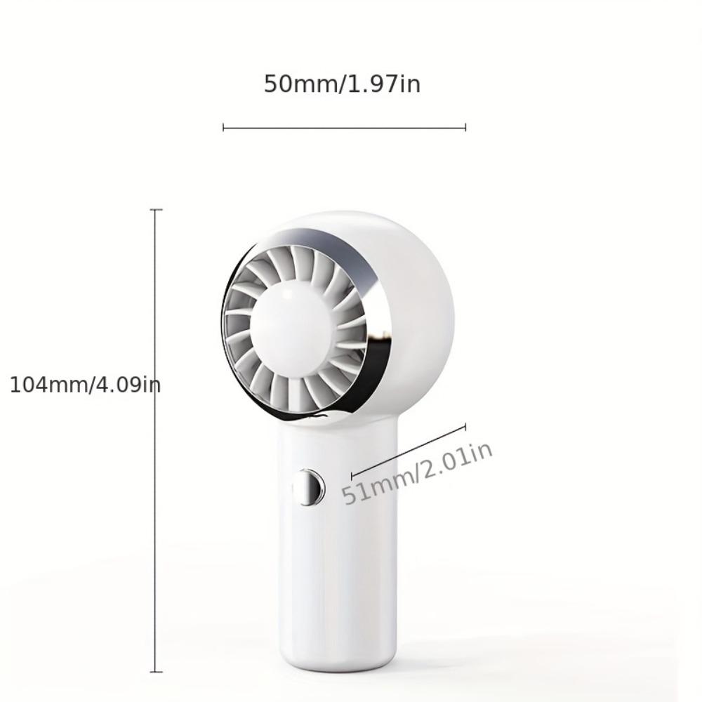 Compact Mini Handheld Fan - Portable, Rechargeable Battery - Ideal for Travel and Outdoor Activities, Portable Fan